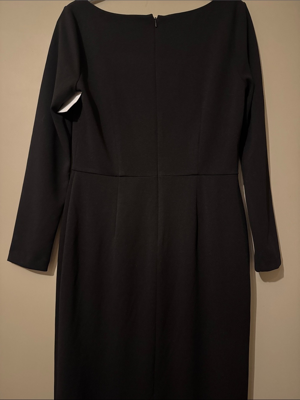 NWOT Maggy London Beaded Long Sleeve Midi Dress, Black, size 8 - Picture 11 of 12